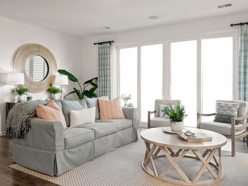 Representative furnished interior of a home built from the Devin P by True Homes in Homecoming, Ravenel (Image 10). Representative furnished interior of a home built from the Devin P by True Homes in Homecoming, Ravenel (Image 10).