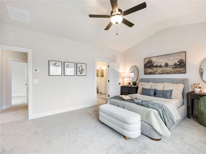 Furnished interior view inside a new home in Apalachee Overlook, Winder (Image 34).