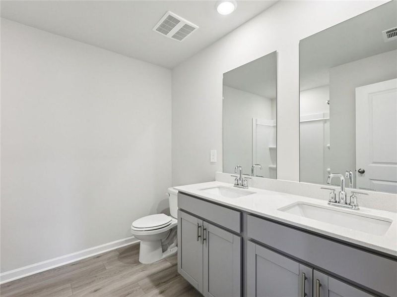 Furnished interior view inside a new home in Harmony Manor, Fairburn (Image 11).