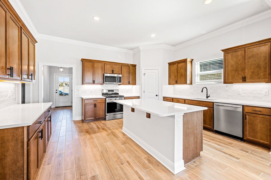 Furnished interior view inside a new home in The Bluffs at Lafayette, Freeport (Image 7).