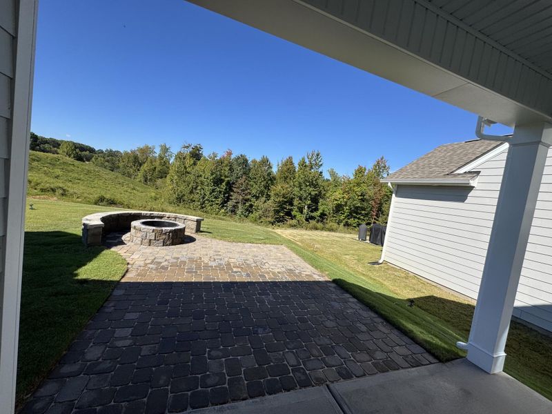 Exterior details and patio area of a home in The Meadows at Laurelbrook, Sherrills Ford (Image 3).