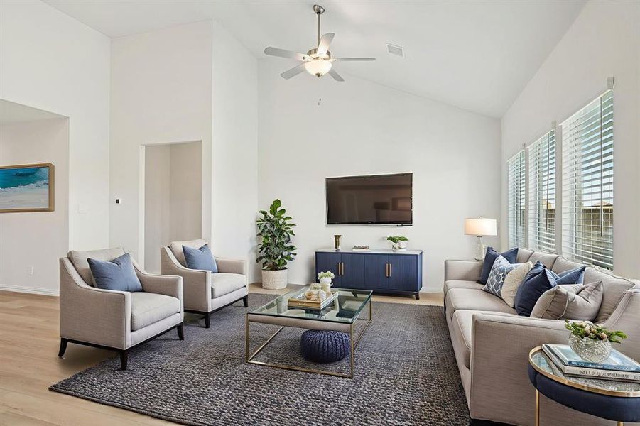 Photo is not of the actual home, but is an inspirational photo of builder’s model home and may depict options, furnishings, and/or decorator features that are not included.