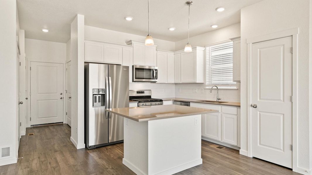 Representative furnished interior of a home built from the Lark by D.R. Horton in The Ridge at Lorson Ranch, Colorado Springs (Image 7).