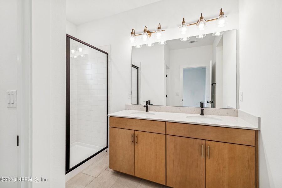 Furnished interior view inside a new home in Kettering at eTown - Traditional Collection, Jacksonville (Image 14).