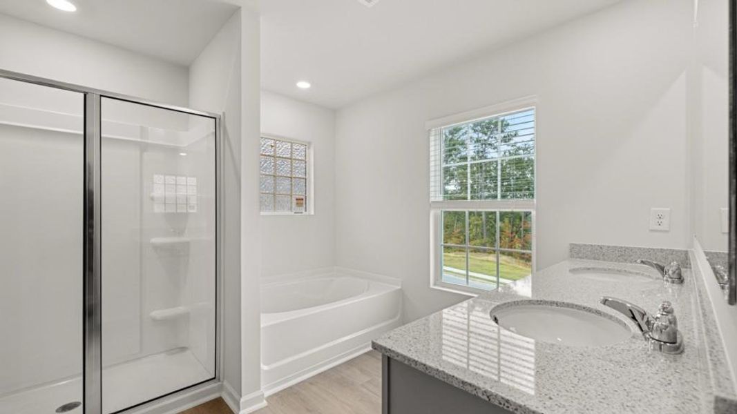 Furnished interior view inside a new home in Lost Creek, Dallas (Image 3). Furnished interior view inside a new home in Lost Creek, Dallas (Image 3).