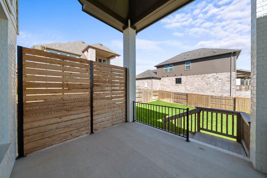 Rear Covered Patio