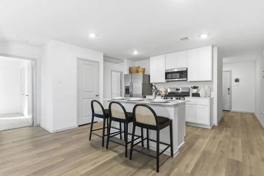 Furnished interior view inside a new home in Watermark, Alvin (Image 3).