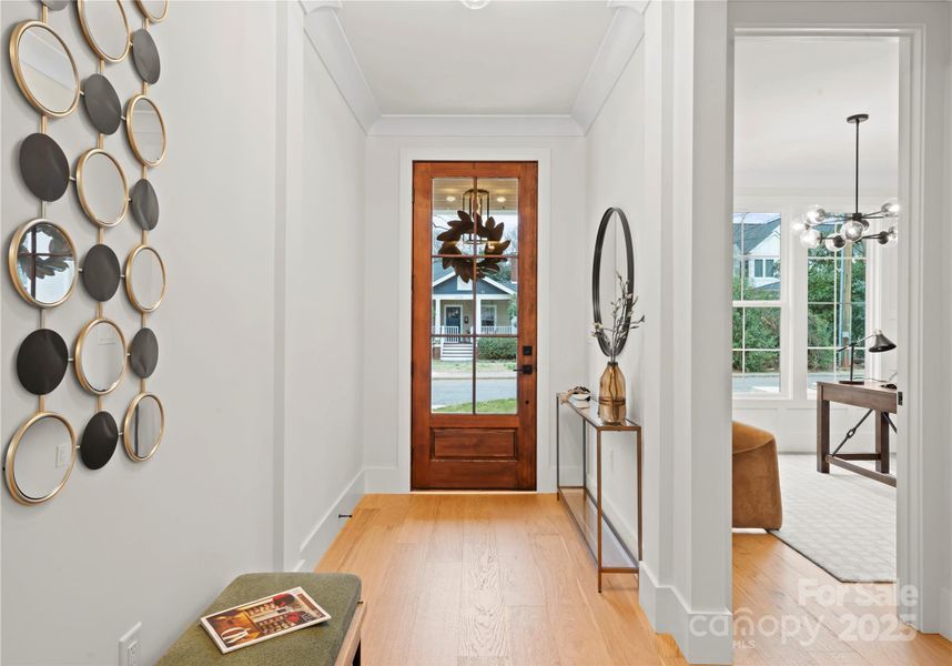 Furnished interior view inside a new home in , Charlotte (Image 11).