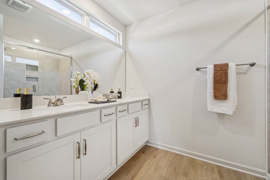 Representative furnished interior of a home built from the Cannalily - Genesis Value Collection by Mungo Homes in Lakeview Village, Charlotte (Image 7).