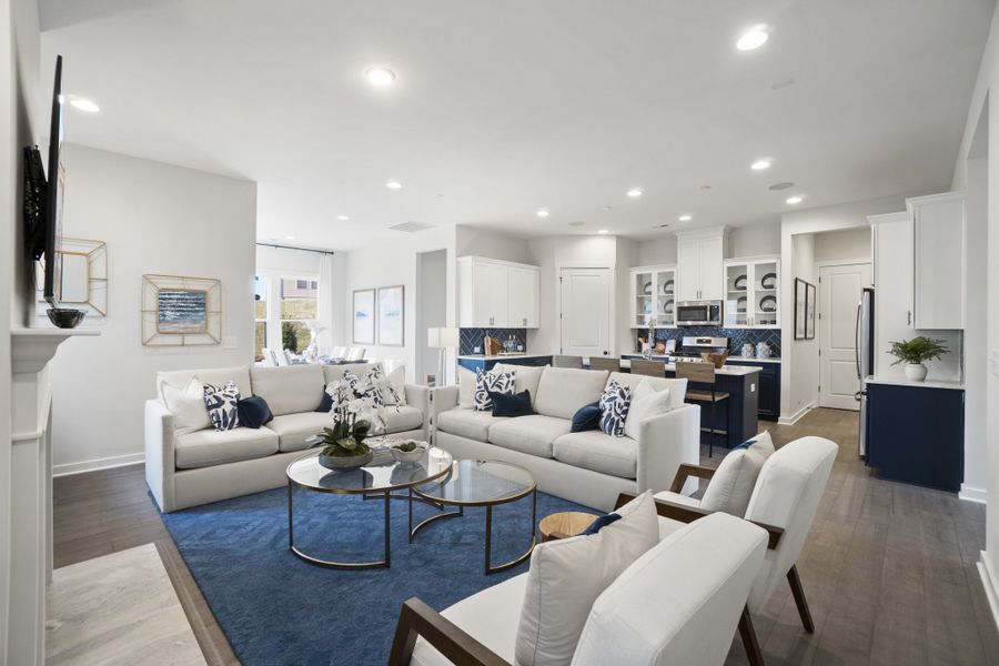 Representative furnished interior of a home built from the Pembrooke by Taylor Morrison in Esplanade at Northgate, Indian Trail (Image 6).