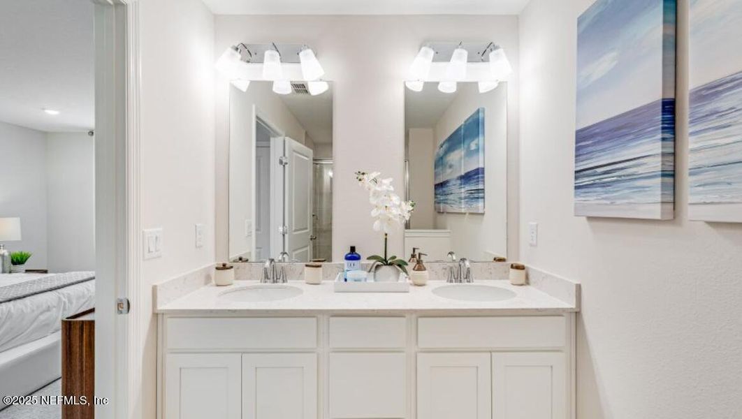 Furnished interior view inside a new home in , St. Johns (Image 18).