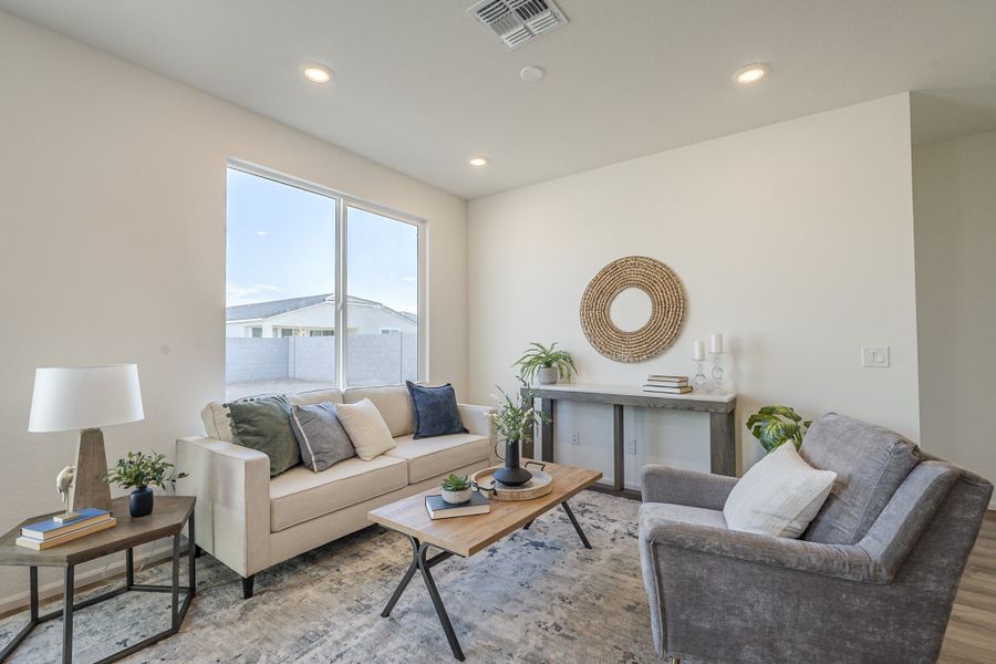 Furnished interior view inside a new home in North Copper Canyon, Surprise (Image 9). Furnished interior view inside a new home in North Copper Canyon, Surprise (Image 9).