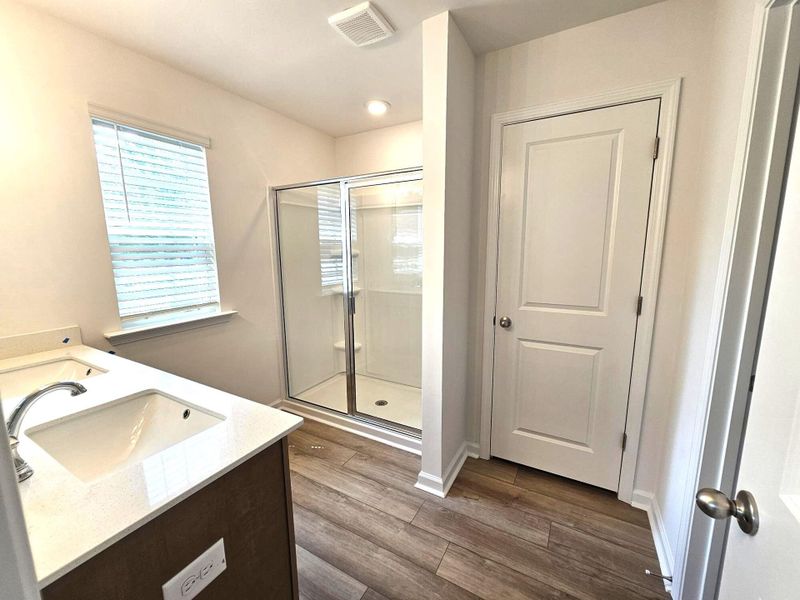 Furnished interior view inside a new home in Creekside at Andrews, Summerville (Image 8).