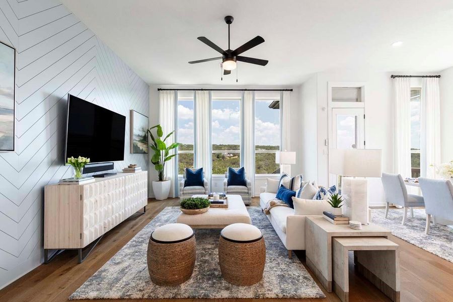 Furnished interior view inside a new home in Riceland, Mont Belvieu (Image 14).