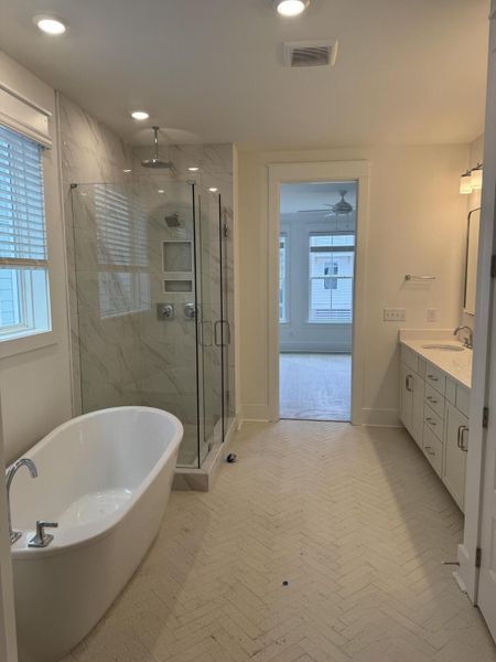 Furnished interior view inside a new home in Central Park, Charleston (Image 4). Furnished interior view inside a new home in Central Park, Charleston (Image 4).