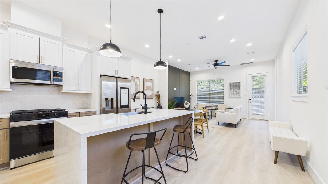 Furnished interior view inside a new home in , Houston (Image 13).