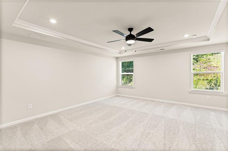 Spacious, unfurnished interior of a new home in Watermist at Mirror Lake, Villa Rica (Image 15). Spacious, unfurnished interior of a new home in Watermist at Mirror Lake, Villa Rica (Image 15).