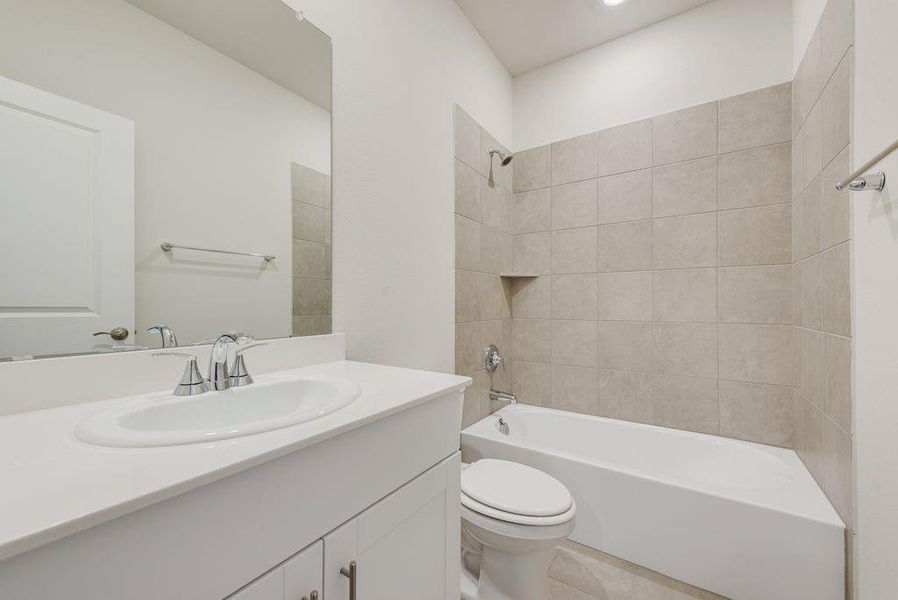 Furnished interior view inside a new home in Stella Hills, Denton (Image 10).