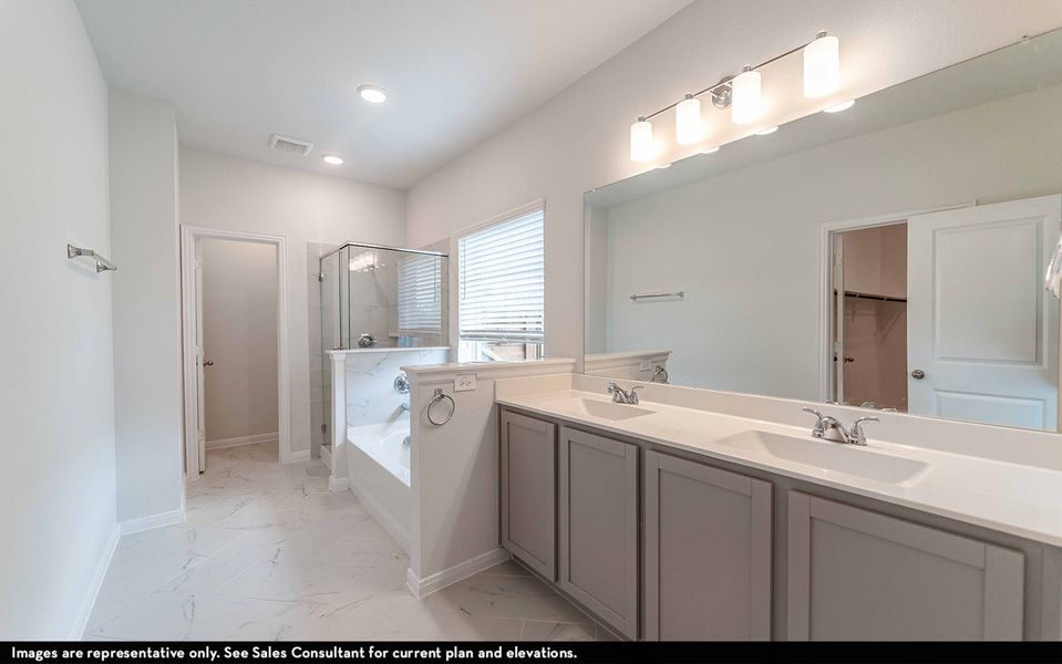 Representative furnished interior of a home built from the Seguin by CastleRock Communities in Solterra, Mesquite (Image 6). Representative furnished interior of a home built from the Seguin by CastleRock Communities in Solterra, Mesquite (Image 6).