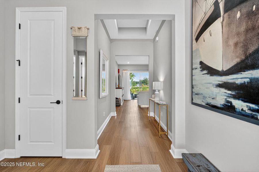 Furnished interior view inside a new home in RiverTown - WaterSong, St. Johns (Image 10).