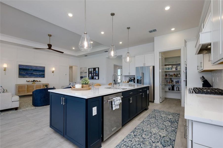 Furnished interior view inside a new home in , Englewood (Image 77).