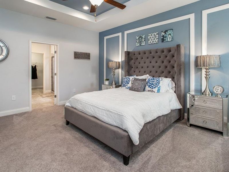 Rest and relaxation await in your spacious and luxurious owner`s suite - Willow II by Highland Homes Rest and relaxation await in your spacious and luxurious owner`s suite - Willow II by Highland Homes