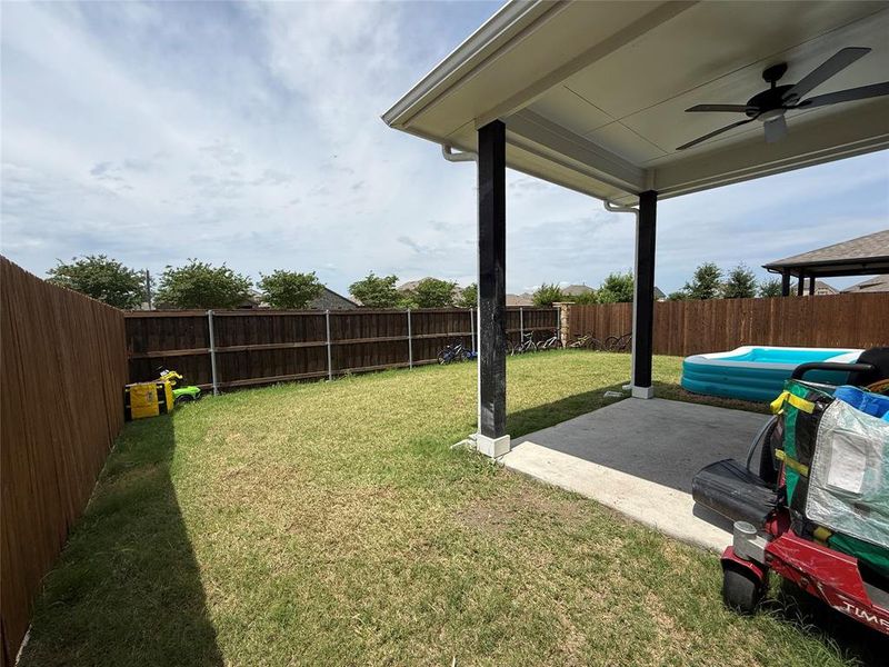 Exterior details and patio area of a home in Travis Ranch, Forney (Image 3).