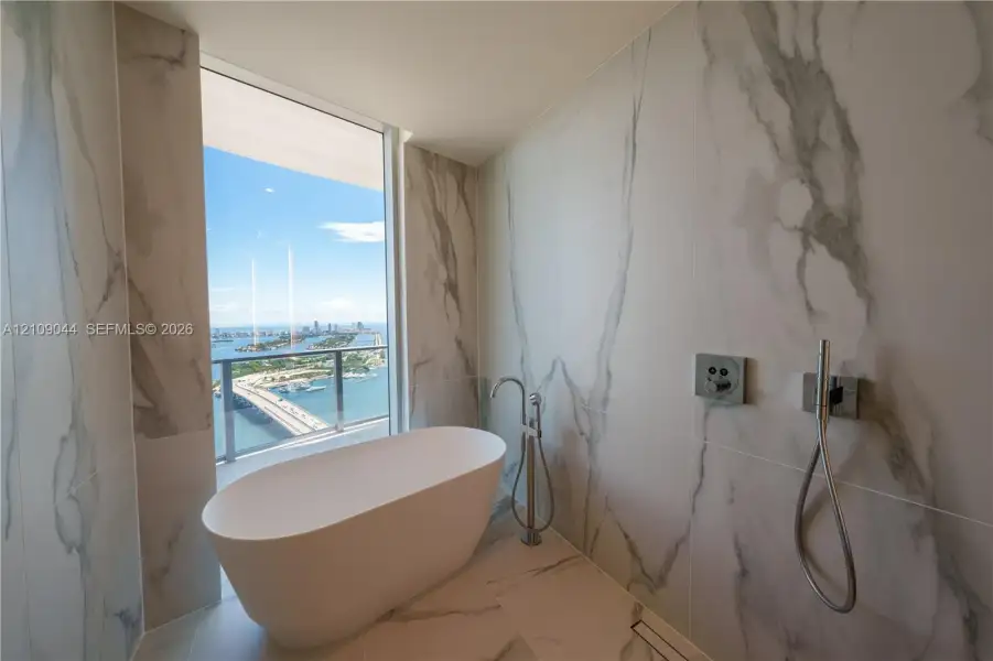 Furnished interior view inside a new home in , Miami (Image 7).