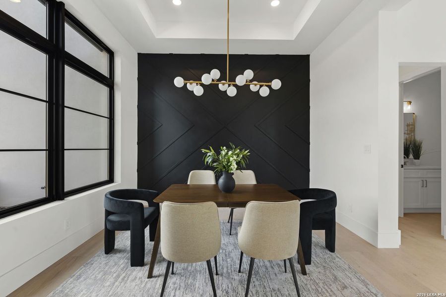 Furnished interior view inside a new home in , San Antonio (Image 13). Furnished interior view inside a new home in , San Antonio (Image 13).