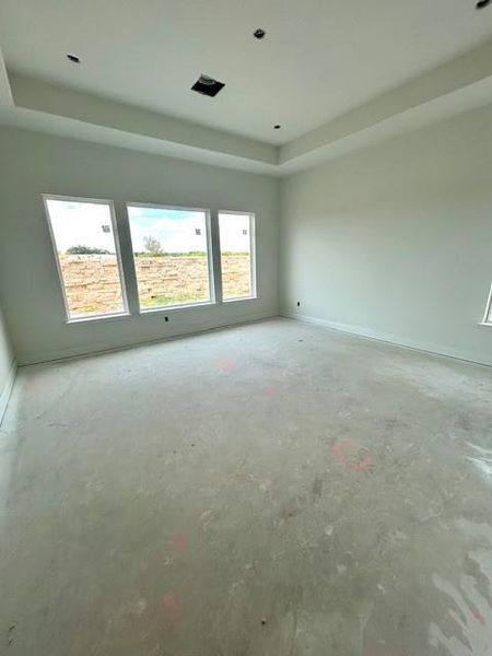 Primary Bedroom with tray ceiling Primary Bedroom with tray ceiling