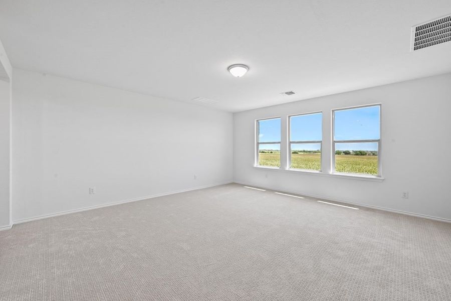 Spacious, unfurnished interior of a new home in Salerno - Classic Collection, Round Rock (Image 9).