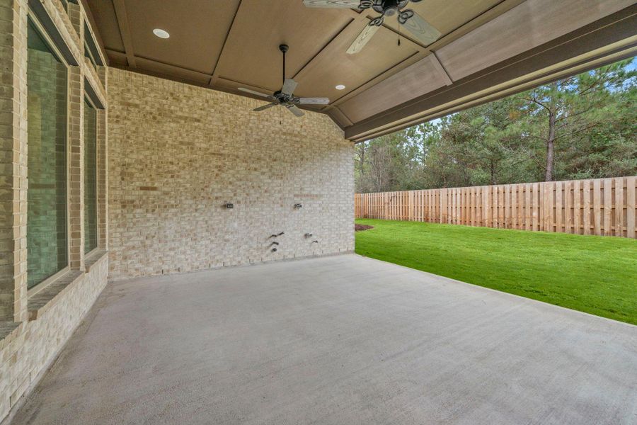 Exterior details and patio area of a home in COLTON, Montgomery (Image 3).