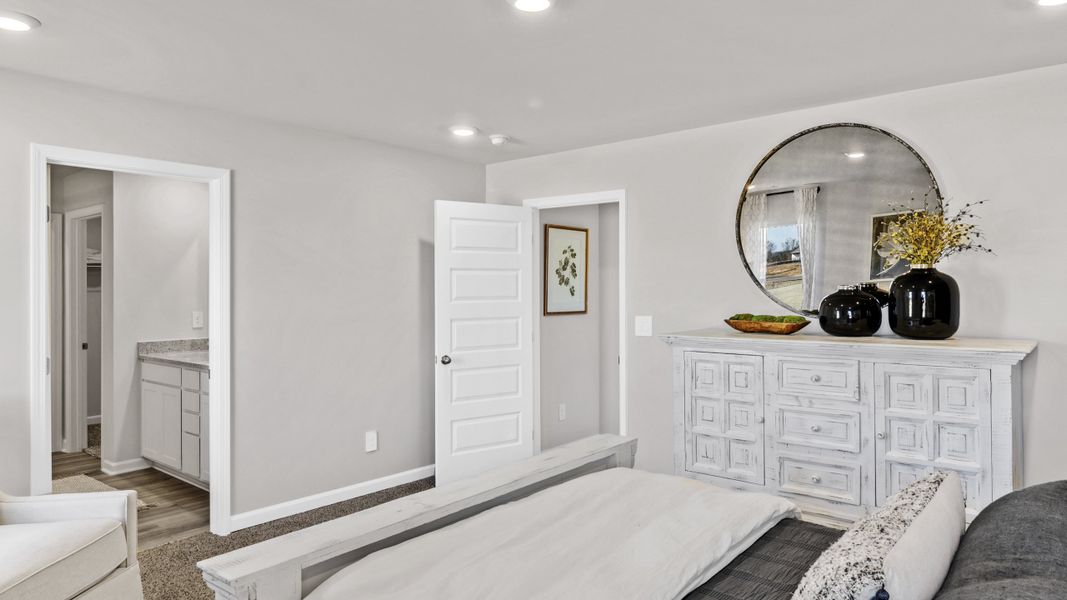 Furnished interior view inside a new home in Bailey Park, Fayetteville (Image 24).