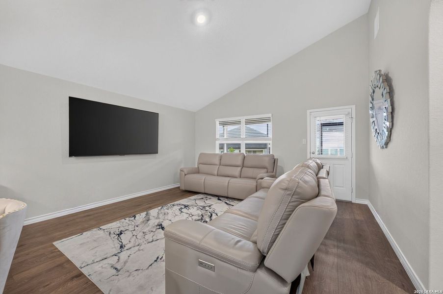 Furnished interior view inside a new home in Riverstone at Westpointe, San Antonio (Image 46).