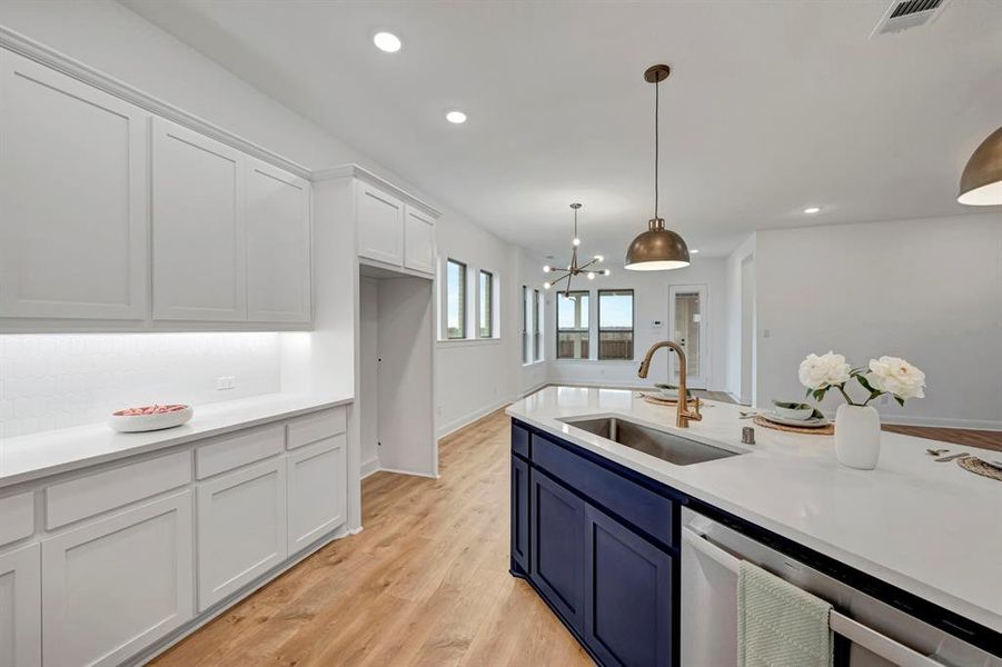 Furnished interior view inside a new home in Talia – Garden Series, Mesquite (Image 6).