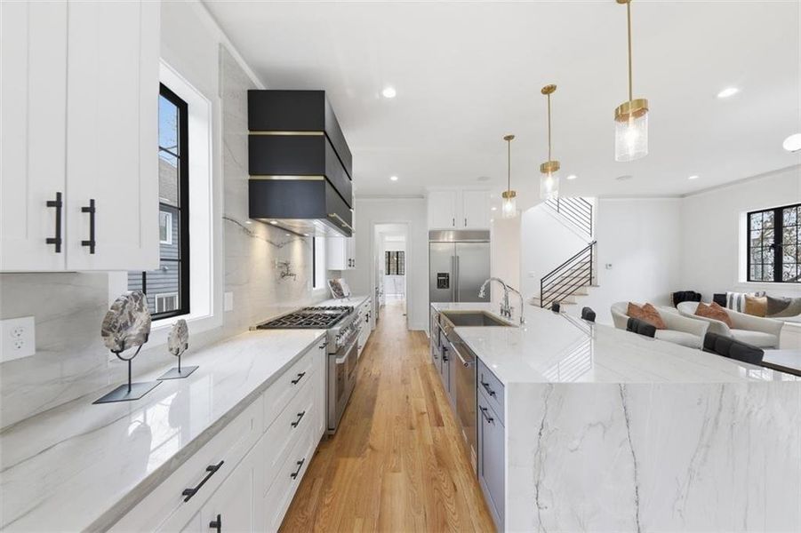 Furnished interior view inside a new home in , Brookhaven (Image 19).