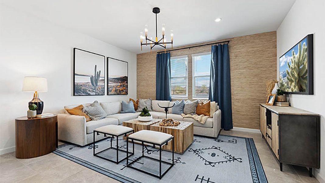 Furnished interior view inside a new home in Anthem at Merrill Ranch, Florence (Image 9).