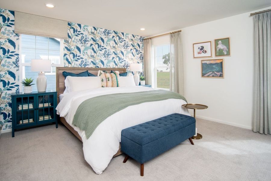 Representative furnished interior of a home built from the 2193 by KB Home in Turnberry, Commerce City (Image 5).