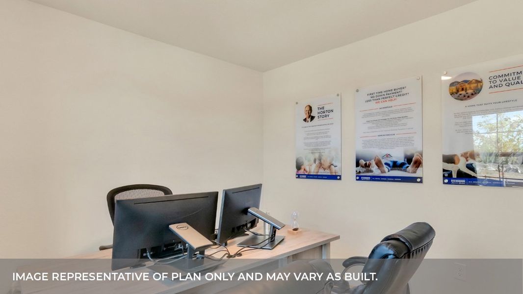 Furnished interior view inside a new home in Carillon, Manor (Image 5).