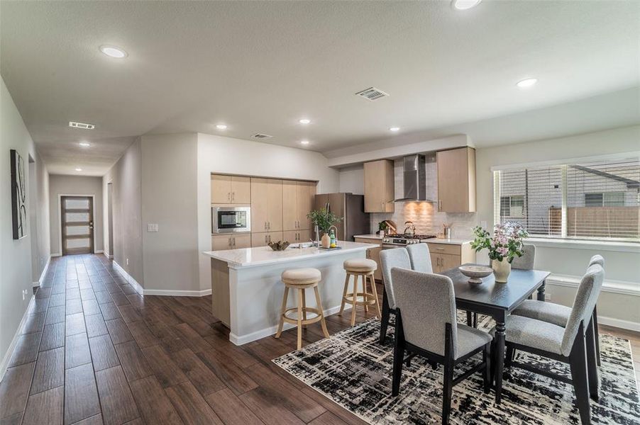 Furnished interior view inside a new home in , Aubrey (Image 15).