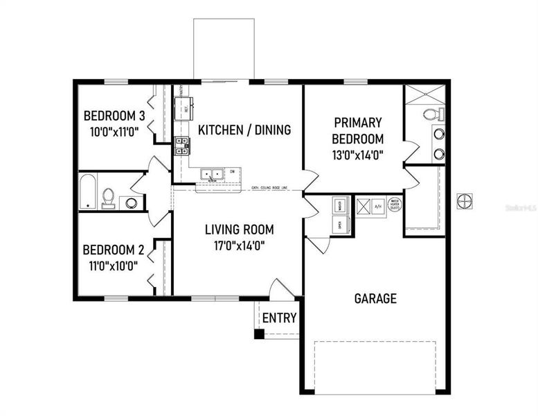 2D floor plan layout of this home in , Ocala, FL (Image 5).