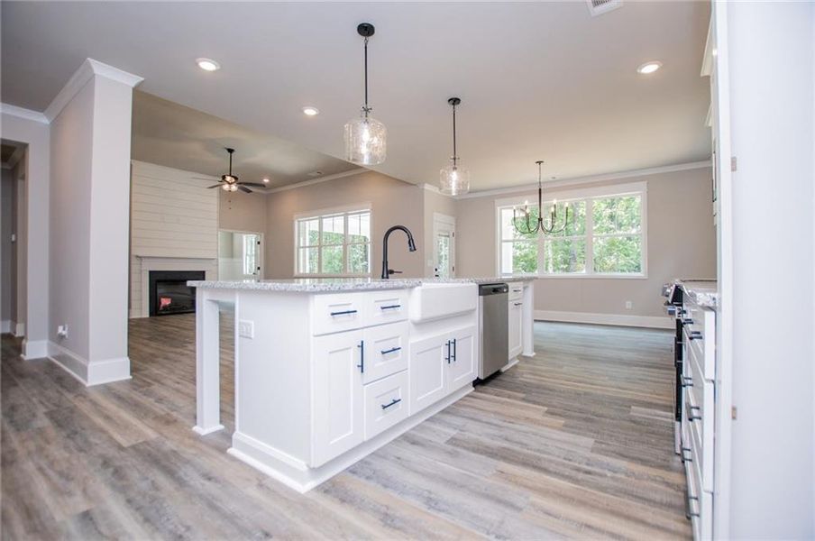 Furnished interior view inside a new home in , Douglasville (Image 7).