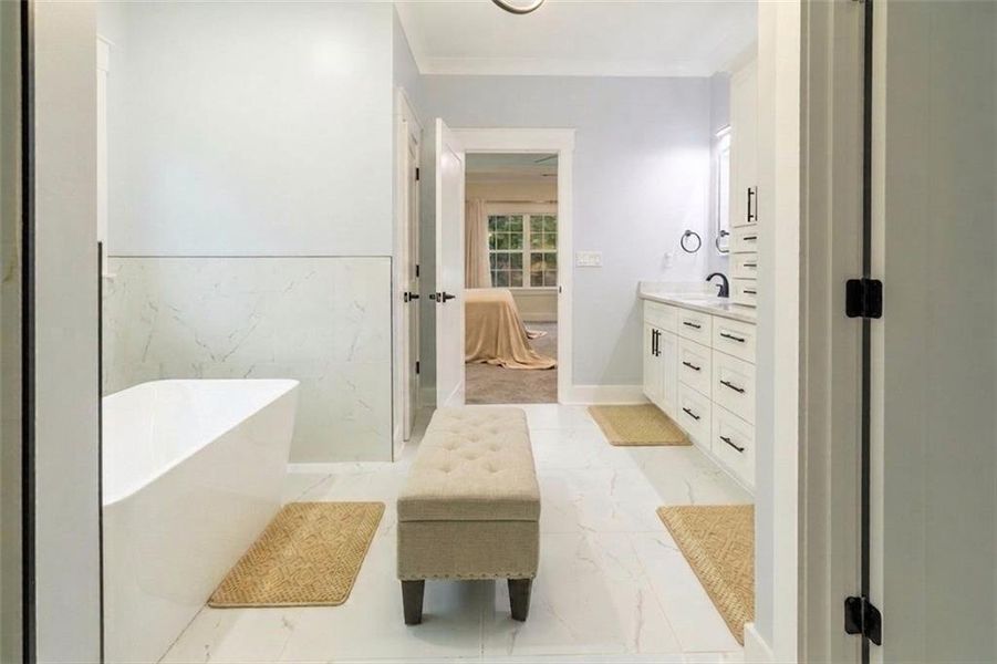 Furnished interior view inside a new home in , Snellville (Image 17).