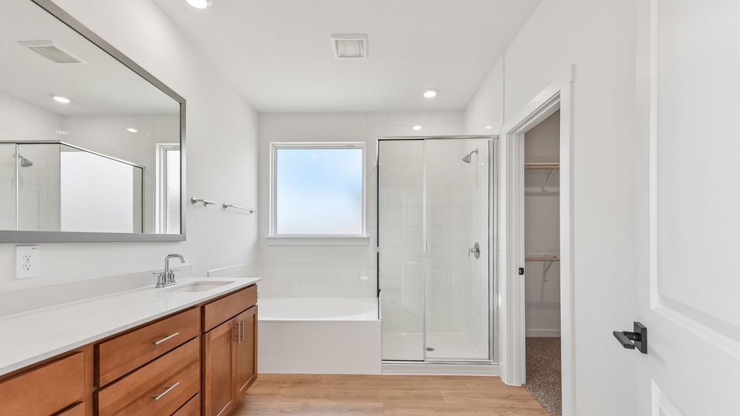 Furnished interior view inside a new home in Rosenbusch Ranch, Leander (Image 13).