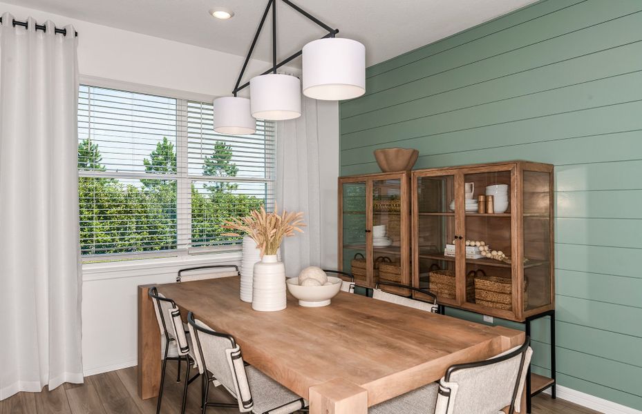 Furnished interior view inside a new home in Del Webb Stone Creek, Ocala (Image 16).