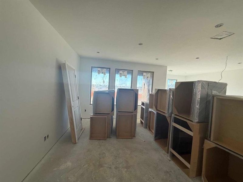 Family Room Construction Progress