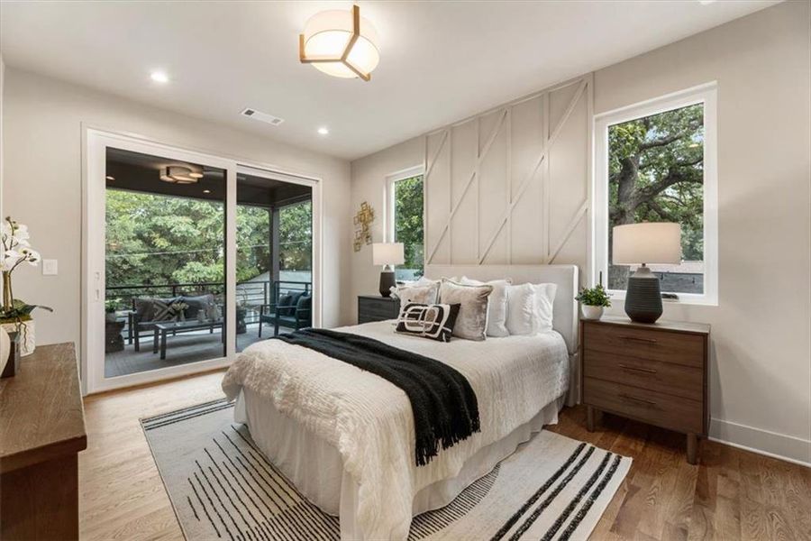 Furnished interior view inside a new home in , Atlanta (Image 18).