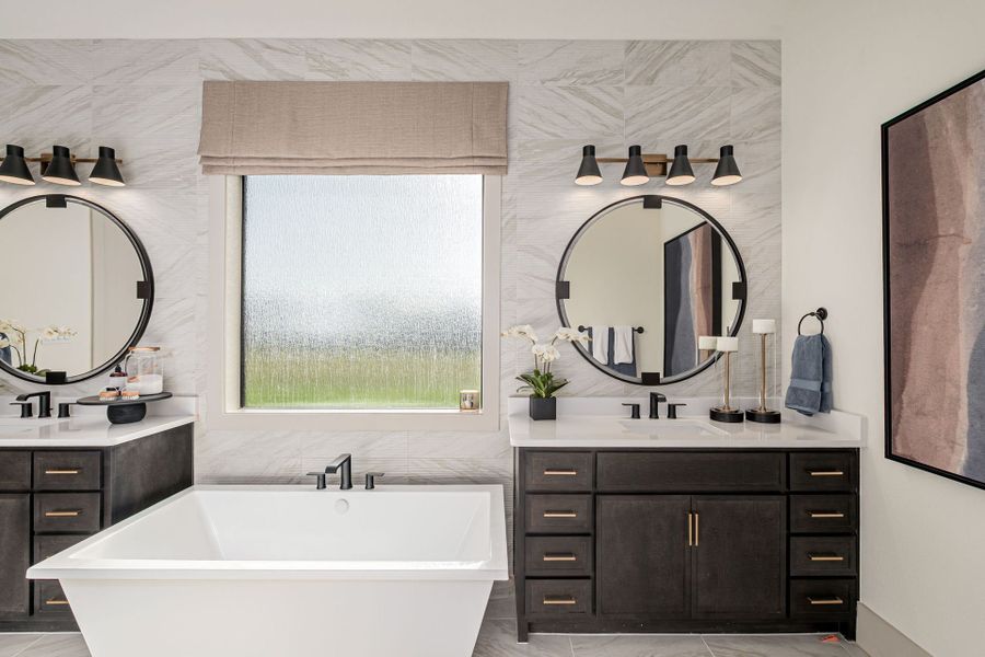 Representative furnished interior of a home built from the Augusta by Landon Homes in Fields Reserve - 70's, Frisco (Image 25). Representative furnished interior of a home built from the Augusta by Landon Homes in Fields Reserve - 70's, Frisco (Image 25).