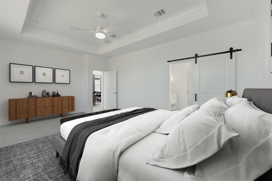 Furnished interior view inside a new home in Heritage Ranch, Sherman (Image 18).