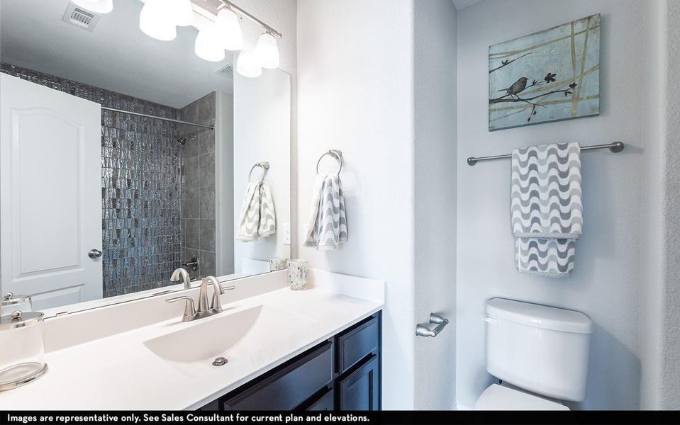 Furnished interior view inside a new home in Canterra Creek, Rosharon (Image 15).